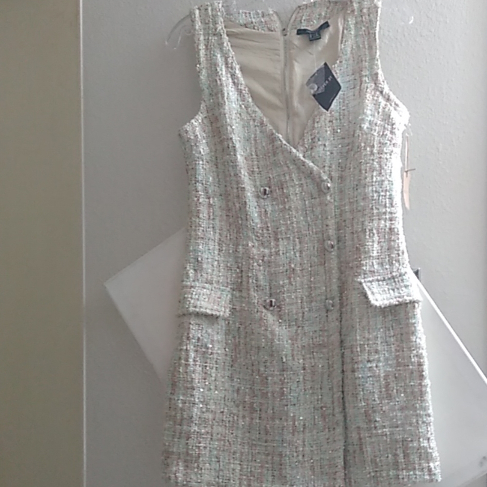 Tweed and twinkle dress